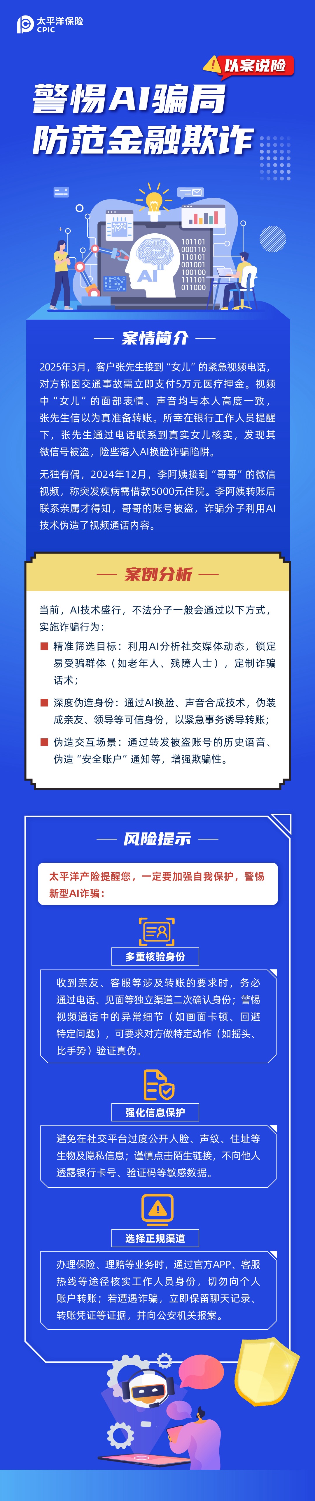 【以案說(shuō)險(xiǎn)】警惕AI騙局，防范金融欺詐